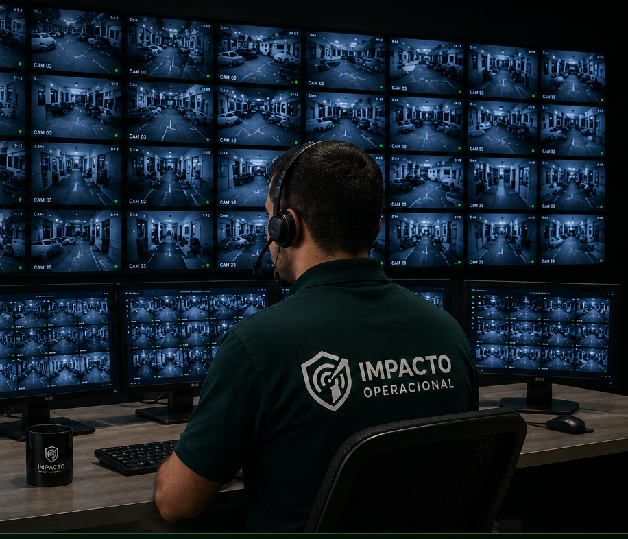 Central de monitoramento por câmeras